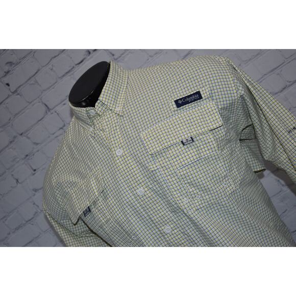 Columbia PFG Performance Fishing Gear Shirt Super Bahama Nylon Mens Size Medium - Picture 1 of 8